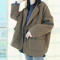 Unisex Cotton Windbreaker Jacket: Retro Button Front Coat