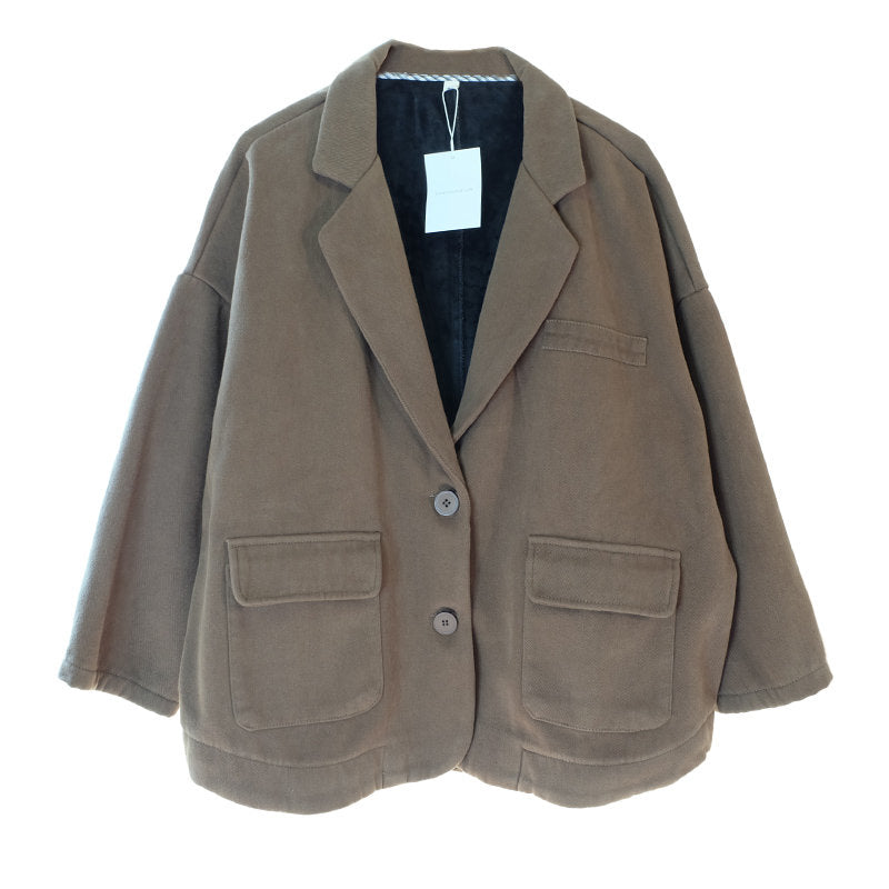 Unisex Cotton Windbreaker Jacket: Retro Button Front Coat