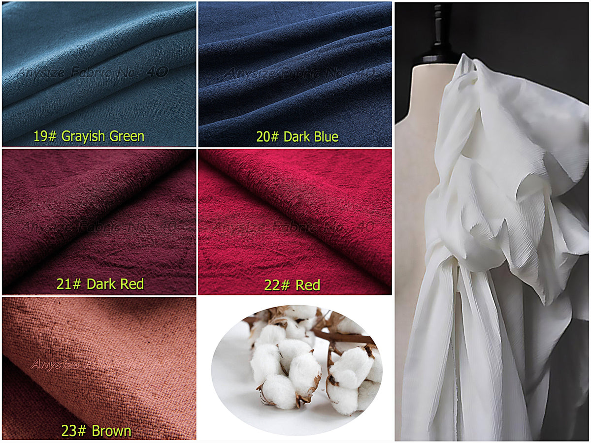 Anysize Custom Hooded Jacket Linen Cotton Long Sleeves Short Coat Spring Fall Plus Size Jacket Plus Size Clothing F82SN