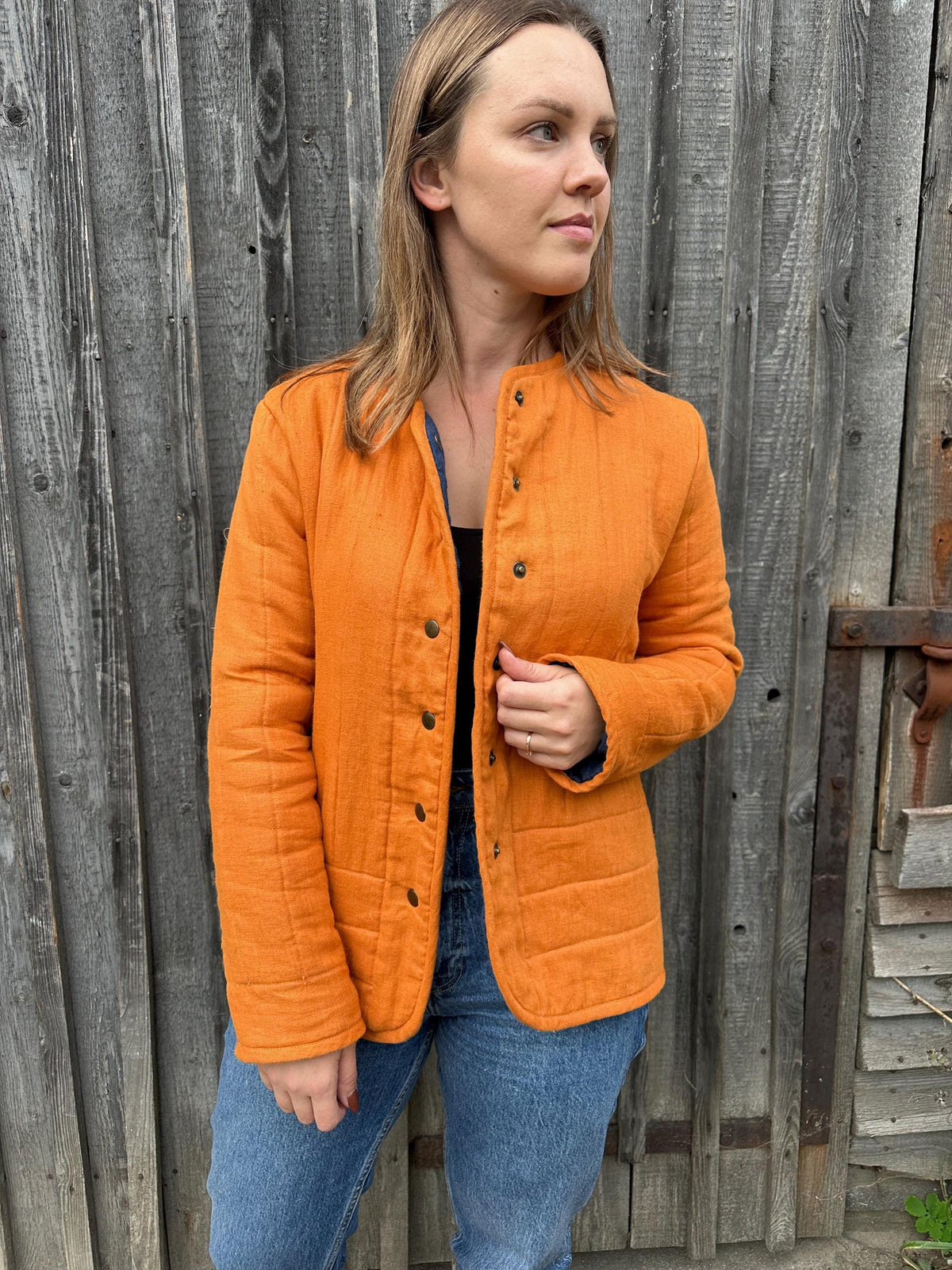 Quilted linen jacket, padded linen coat, Women Linen Blazer, Linen Jacket Short, Womens Jacket, Linen Jacket Natural, Linen Jacket
