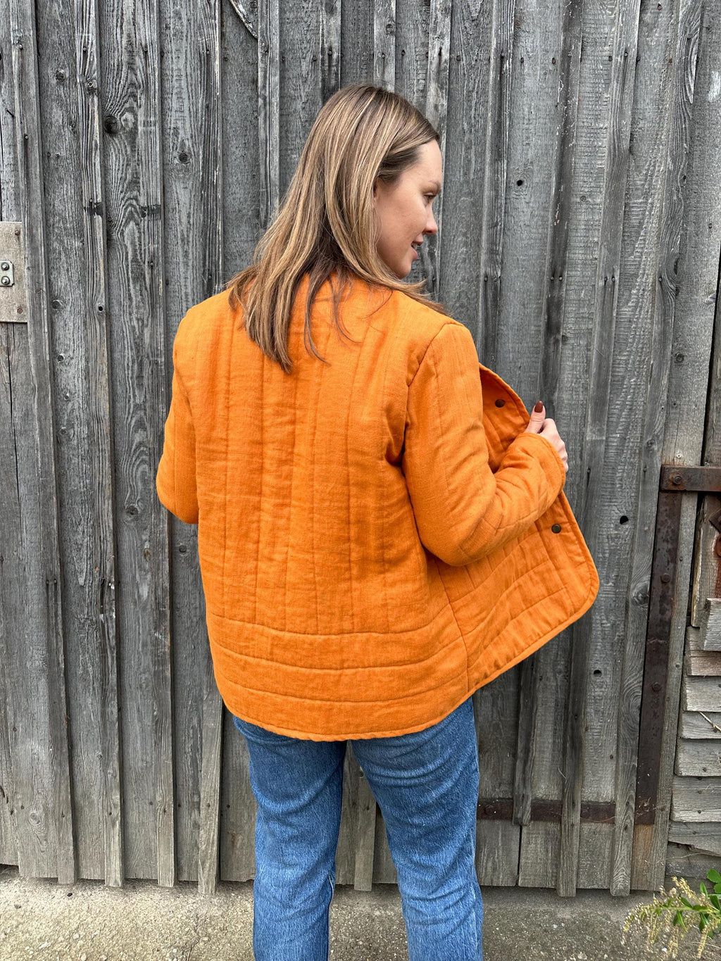 Quilted linen jacket, padded linen coat, Women Linen Blazer, Linen Jacket Short, Womens Jacket, Linen Jacket Natural, Linen Jacket
