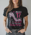 Girls 17th Birthday Shirt, 17th Birthday Girl Shirt, 17th Birthday Shirt for Her, Birthday Shirt 17 17th Birthday Gift 17th Birthday Outfit