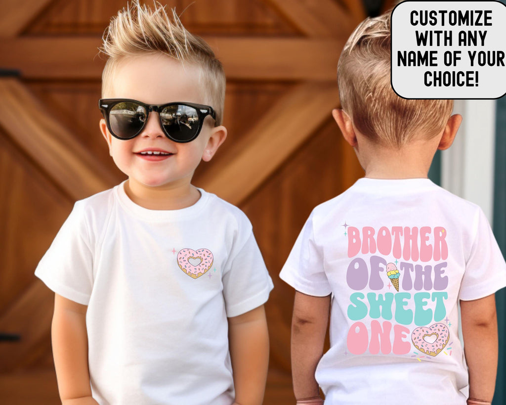 Sweet One Birthday Shirts, Donut 1st Birthday Party Tshirts, Personalized Matching Family Tees, Mommy and Me, Mama and Mini First Bday girl