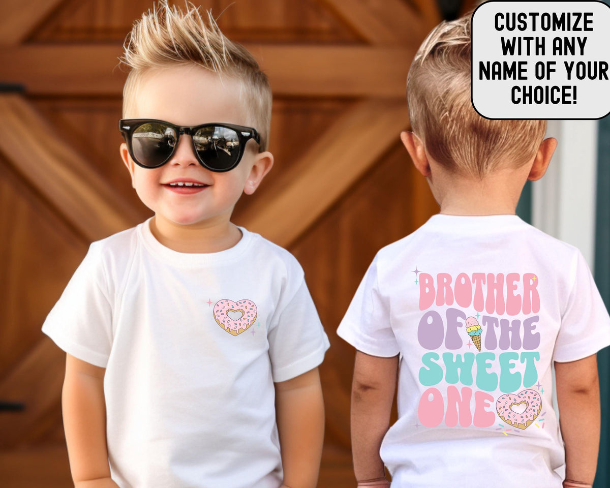 Sweet One Birthday Shirts, Donut 1st Birthday Party Tshirts, Personalized Matching Family Tees, Mommy and Me, Mama and Mini First Bday girl