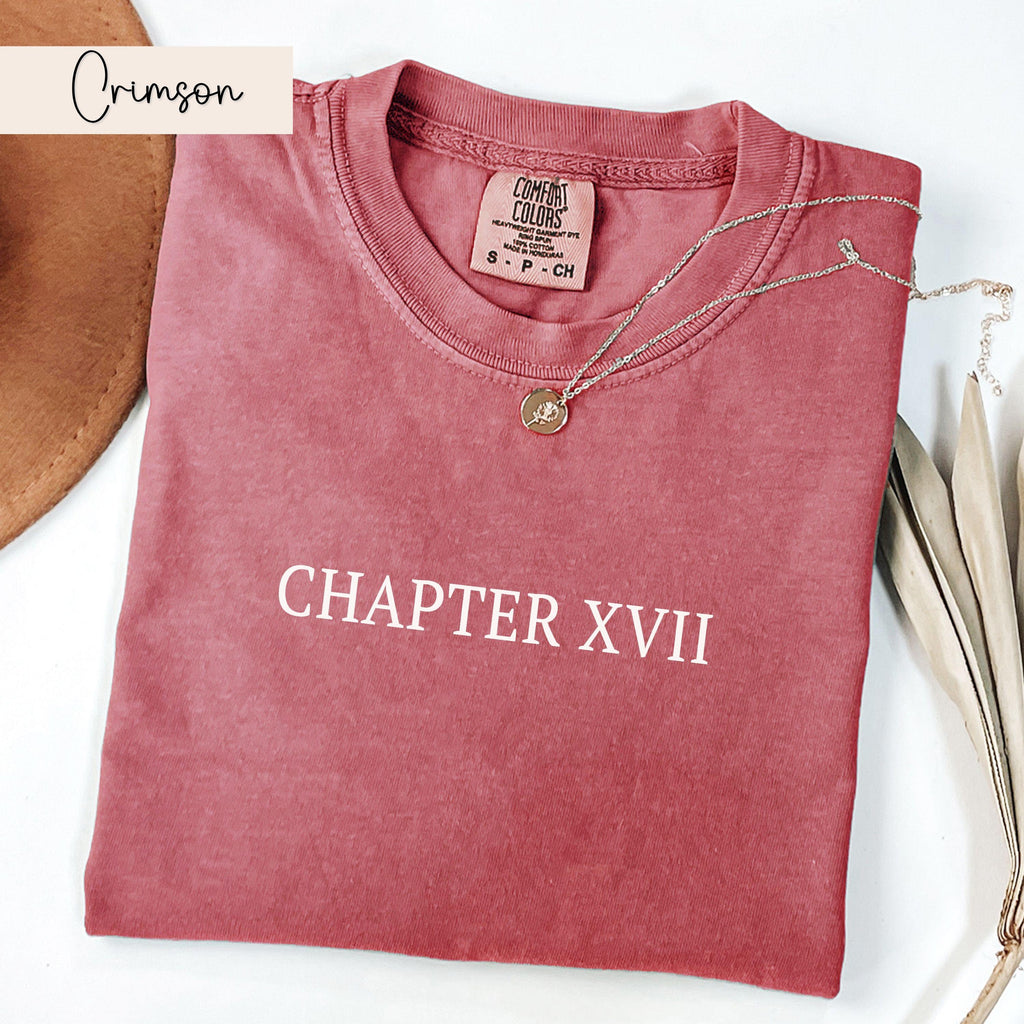 17th Birthday Shirt Chapter 17 Roman Numeral Shirt 17th Birthday Gift 17th Birthday Girl Shirt Gifts for 17 Year Old Teenage Girl Presents