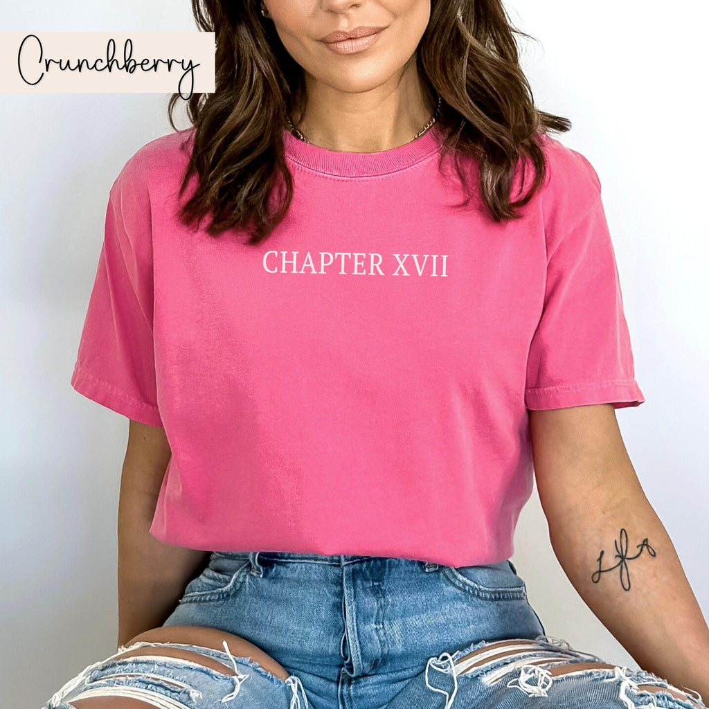 17th Birthday Shirt Chapter 17 Roman Numeral Shirt 17th Birthday Gift 17th Birthday Girl Shirt Gifts for 17 Year Old Teenage Girl Presents
