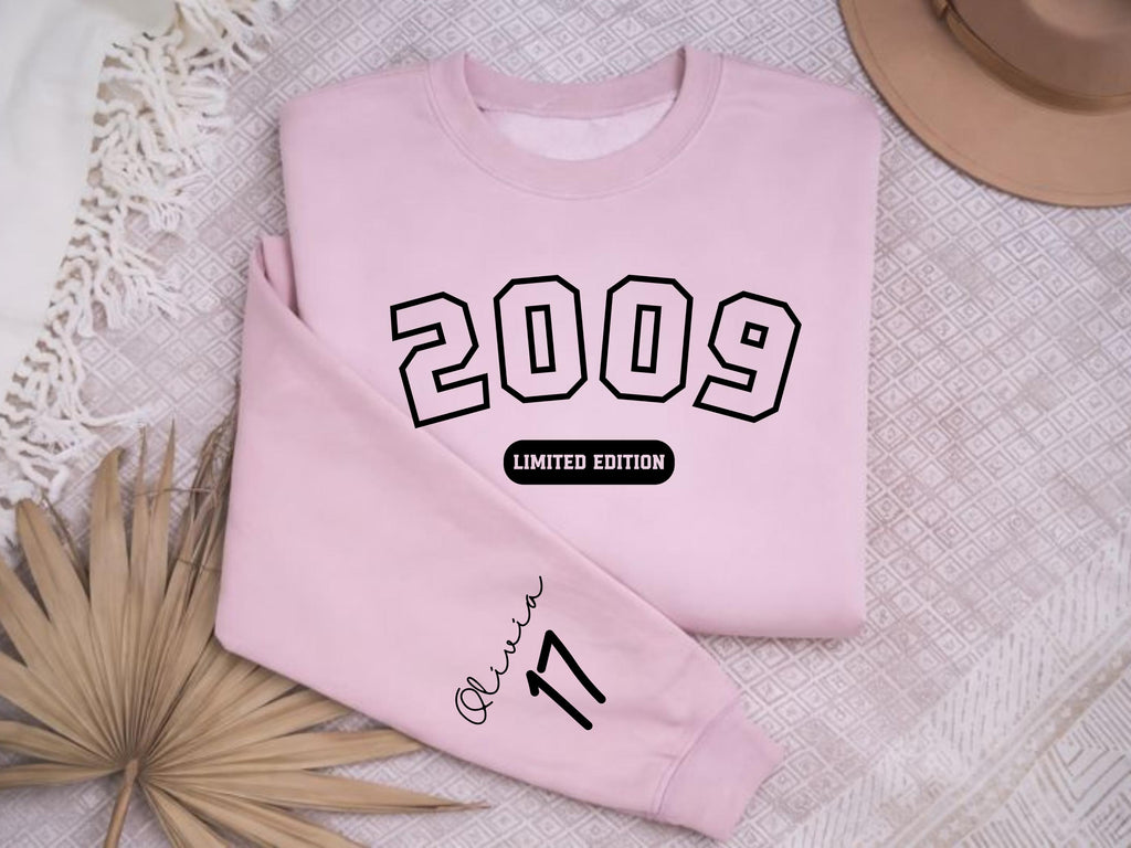 Custom 17th Birthday Gift For Girls: Cotton Birthday Shirt Daughter, Girlfriend & Best Friend