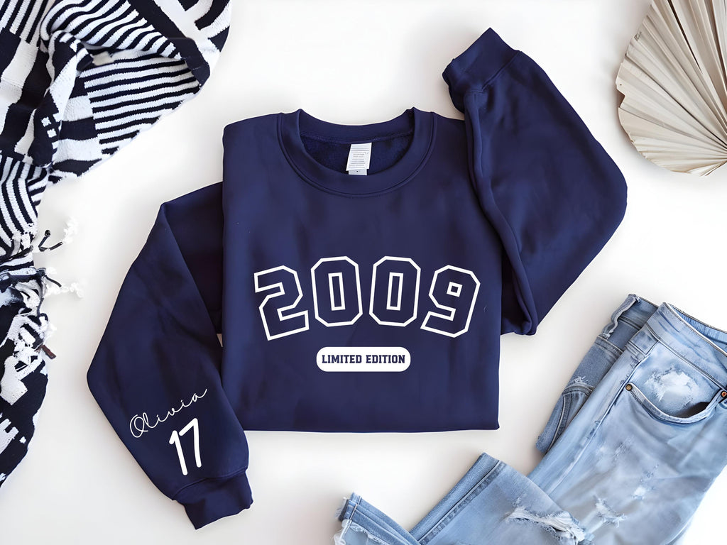 Custom 17th Birthday Gift For Girls: Cotton Birthday Shirt Daughter, Girlfriend & Best Friend