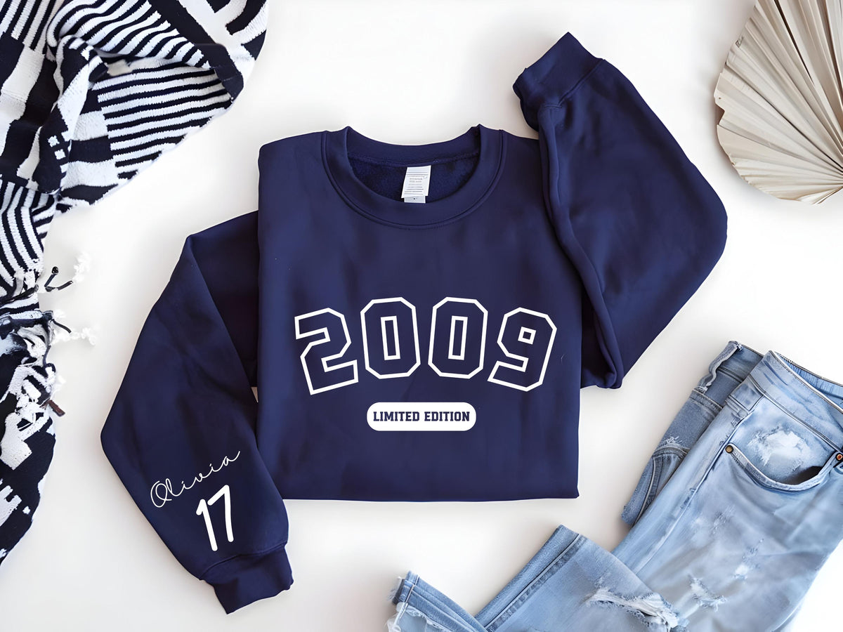 Custom 17th Birthday Gift For Girls: Cotton Birthday Shirt Daughter, Girlfriend & Best Friend