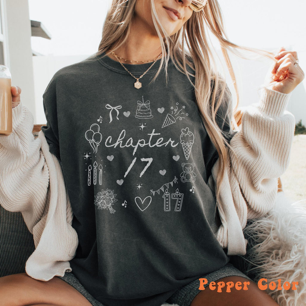 17th birthday, 17th birthday shirt, 17th Birthday Gift For Girls Birthday Shirt for Daughter Friend, 17th birthday t-shirt present party