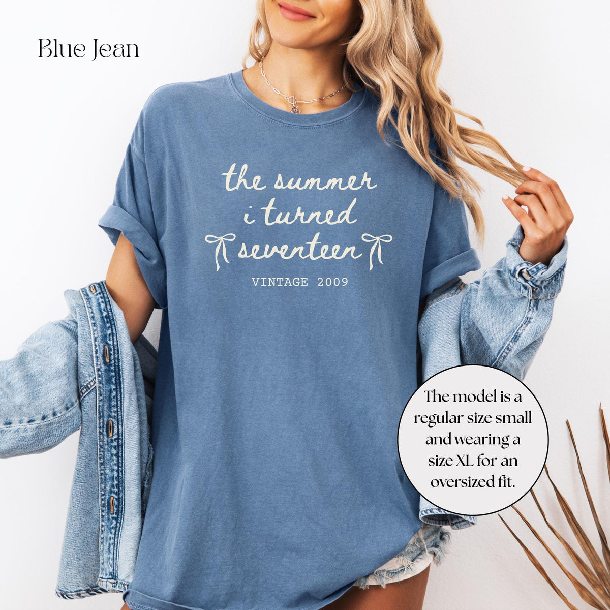 Custom 17th Birthday Shirt Girl, Comfort Colors Summer I Turned 17 Bday Party Tee, 17th Birthday Gift Girls, 17th Birthday Party TShirt