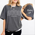 Custom 17th Birthday Shirt, Personalized Age & Year TShirt, Gift for Daughter