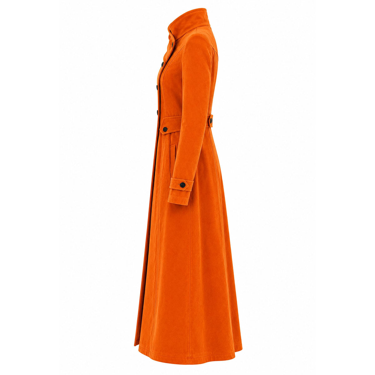 Women's Gothic Victorian Trench, Steampunk Outerwear, Witchy Winter Fashion
