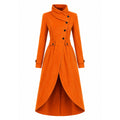 Women's Gothic Victorian Trench, Steampunk Outerwear, Witchy Winter Fashion