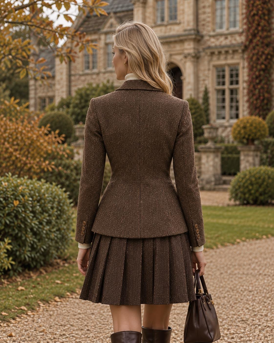 Women's Wool Blazer | Tailored Office Jacket | Vintage Inspired Smart Casual Coat | Business Suit Blazer | Classic Fall Winter Outerwear